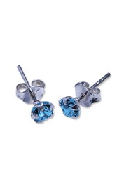 Heliophilia Silver Pendientes en Plata de Ley 925 - Azul